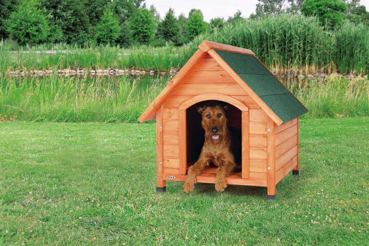 TRIXIE Hundehütte mit Satteldach